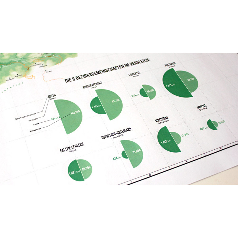 Marmota Maps Regional map South Tyrol Mountain Green