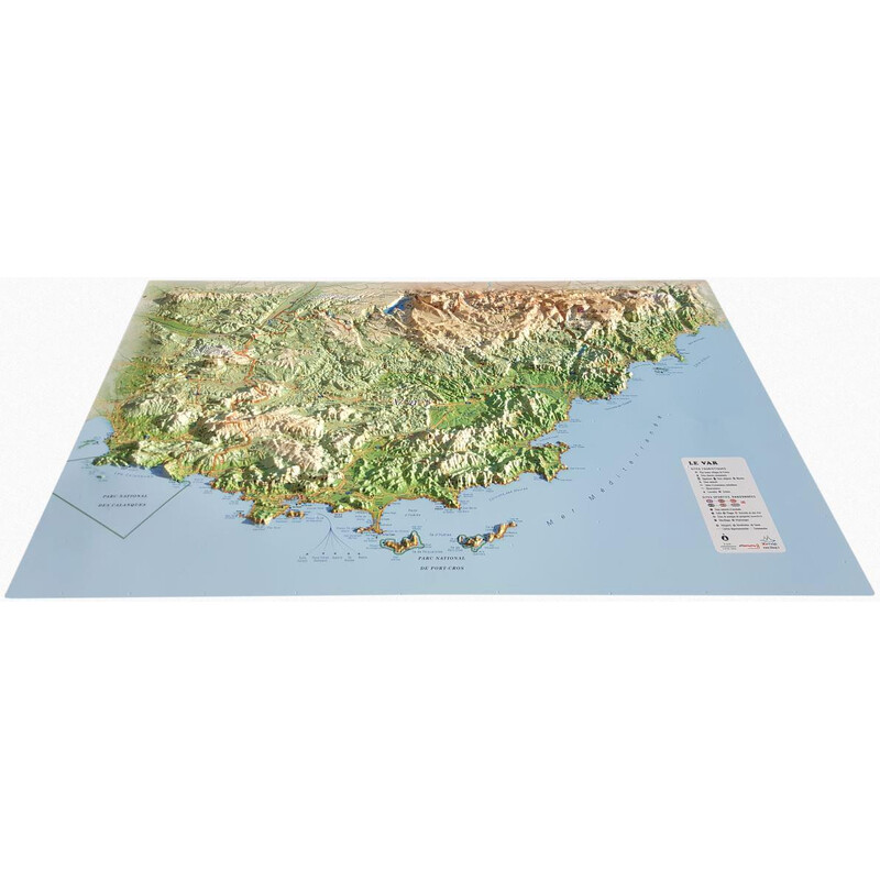 3Dmap Regional map Le Var