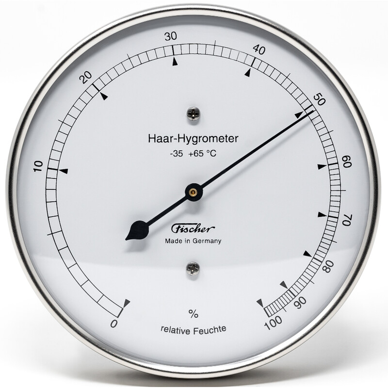 Hair Hygrometer, Diameter 85 mm — Eisco Labs