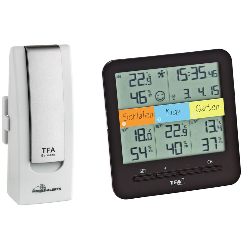 TFA WeatherHub Starter-Set with wireless thermo and hygro meter