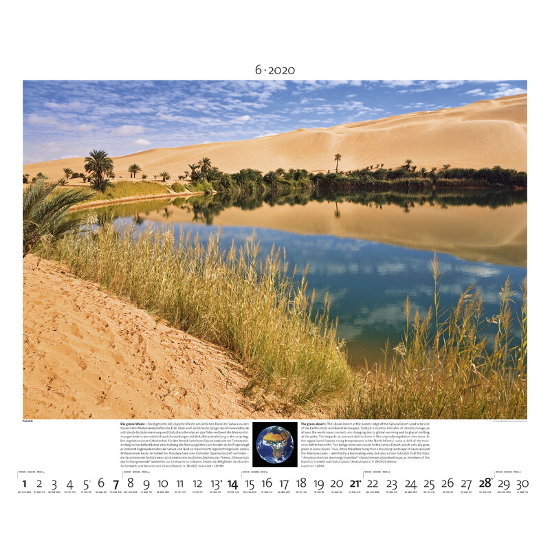 Palazzi Verlag Calendar Planet Erde 2020