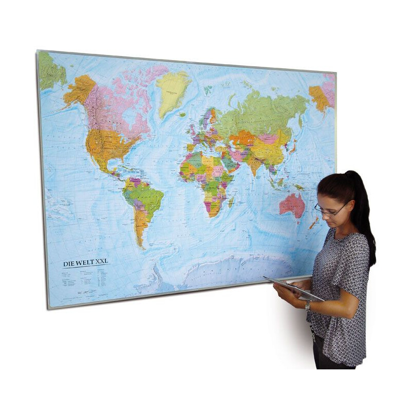 freytag & berndt World map political (202 x 130 cm)