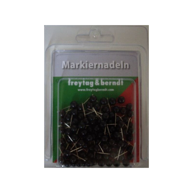 freytag & berndt Pins black 100 pieces