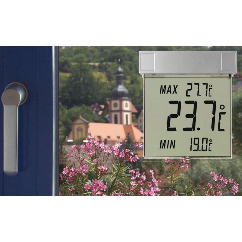 TFA Weather station Digital Window Thermometer Vision