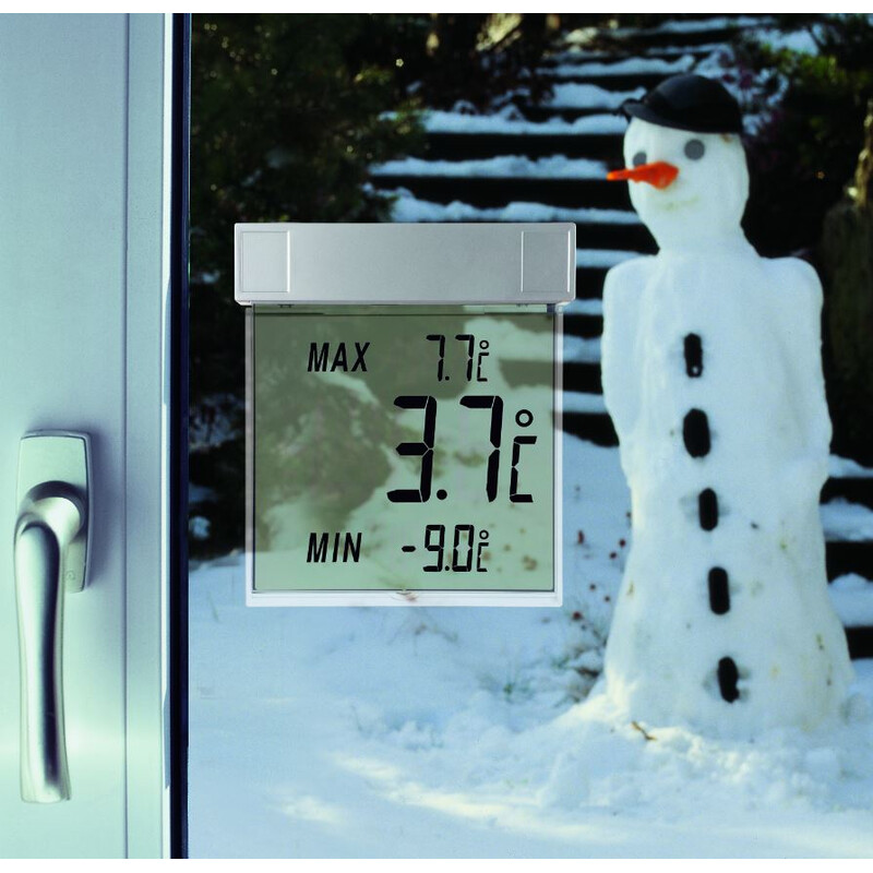 Digital Window Thermometer (2 Color Options)