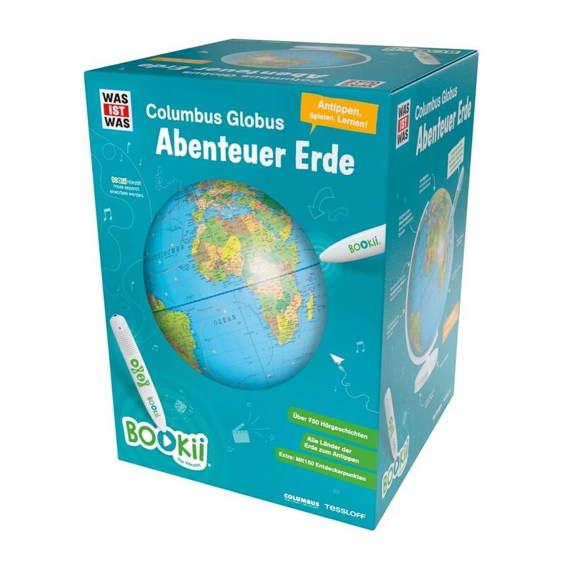 Tessloff-Verlag Childrens globe BOOKii Globus (ohne Stift) 34cm