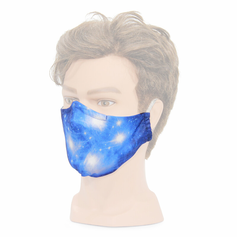 Masketo face mask white with astronomy theme Pleiades 1 piece