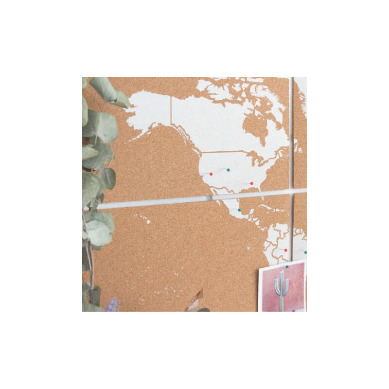 Miss Wood Puzzle Map XL - White