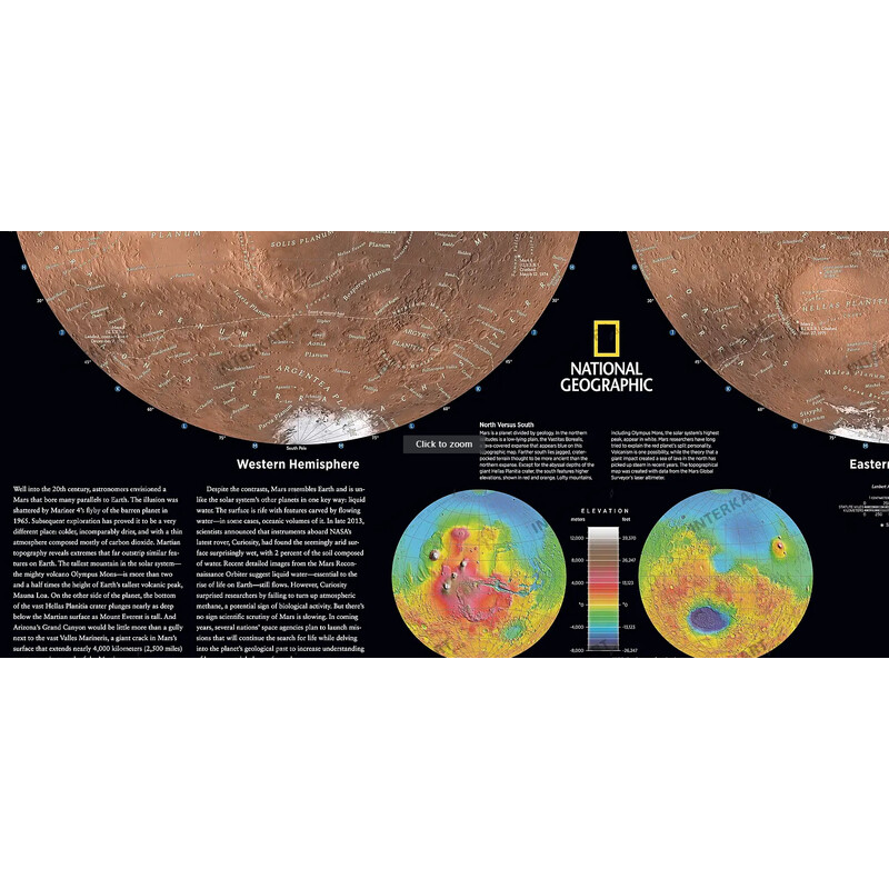 National Geographic Poster Mars