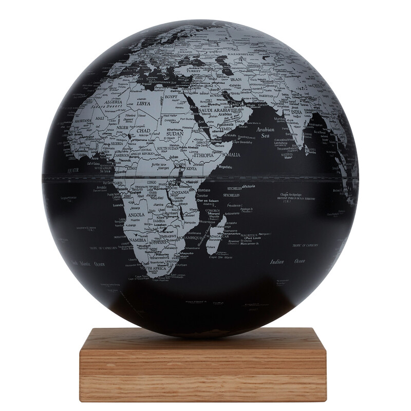 TROIKA Globe Platon Oak Matt Black 30cm