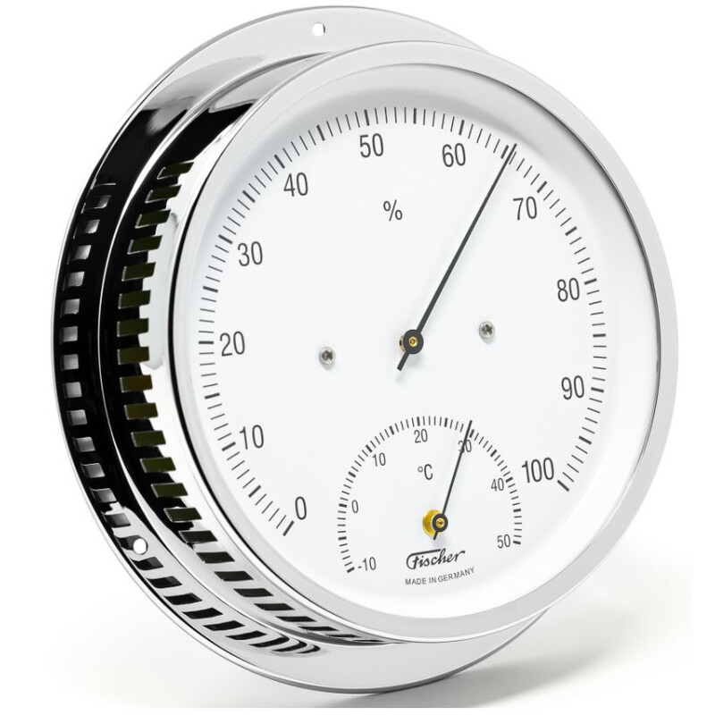 Fischer Weather station Climate meter white