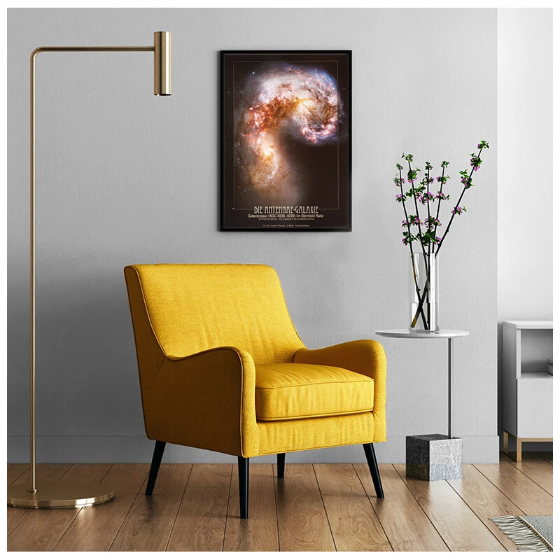 AstroMedia Poster Die Antennen-Galaxien
