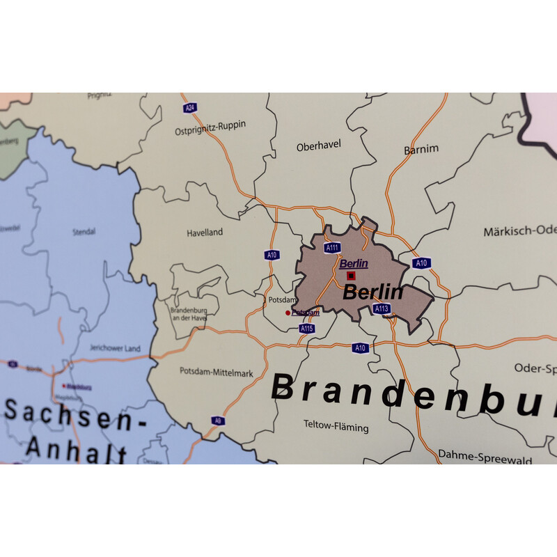 GeoMetro Map Deutschland politsch (70 x 100 cm)