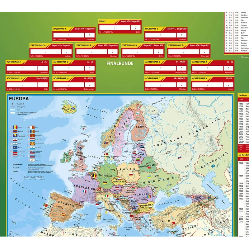 Stiefel Map Wer wird Europameister?