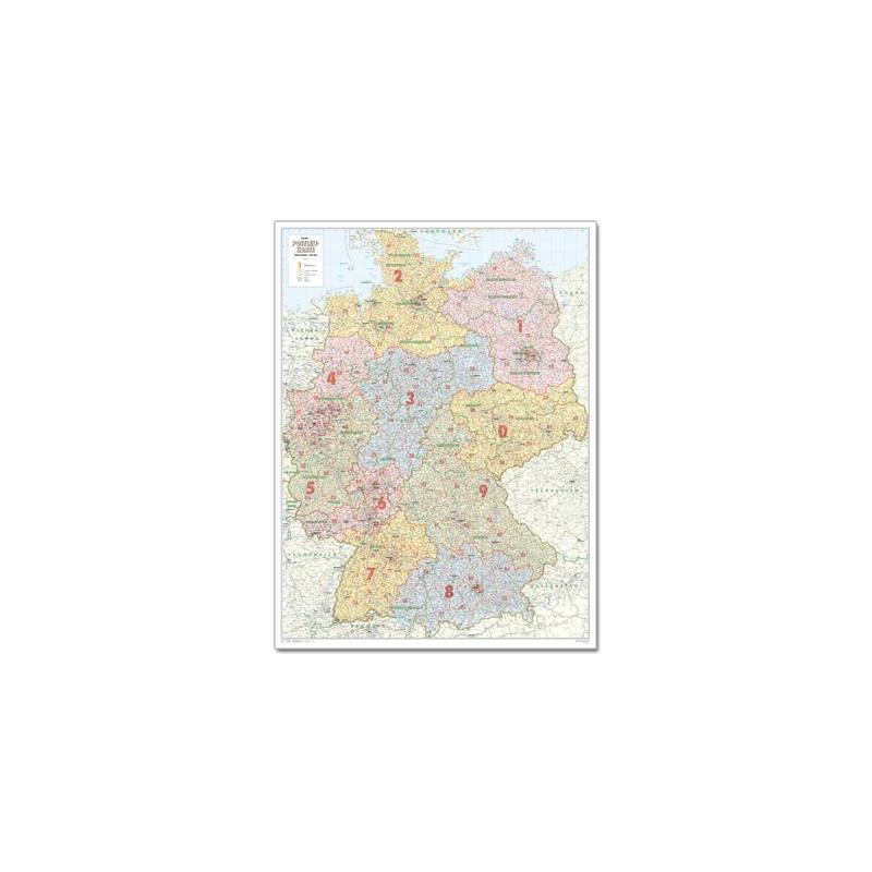 Bacher Verlag Postal code map all-German country