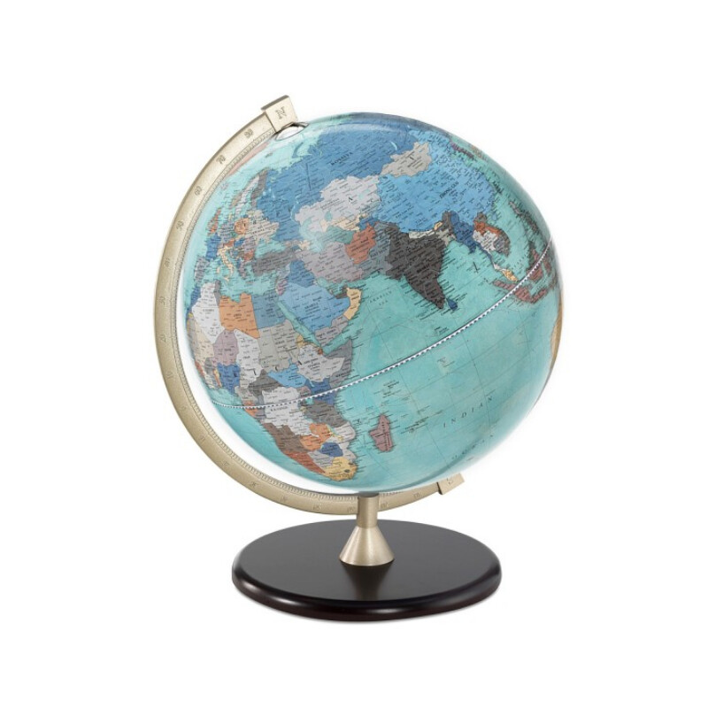Zoffoli living Globe James Cook Acquamarina 33cm