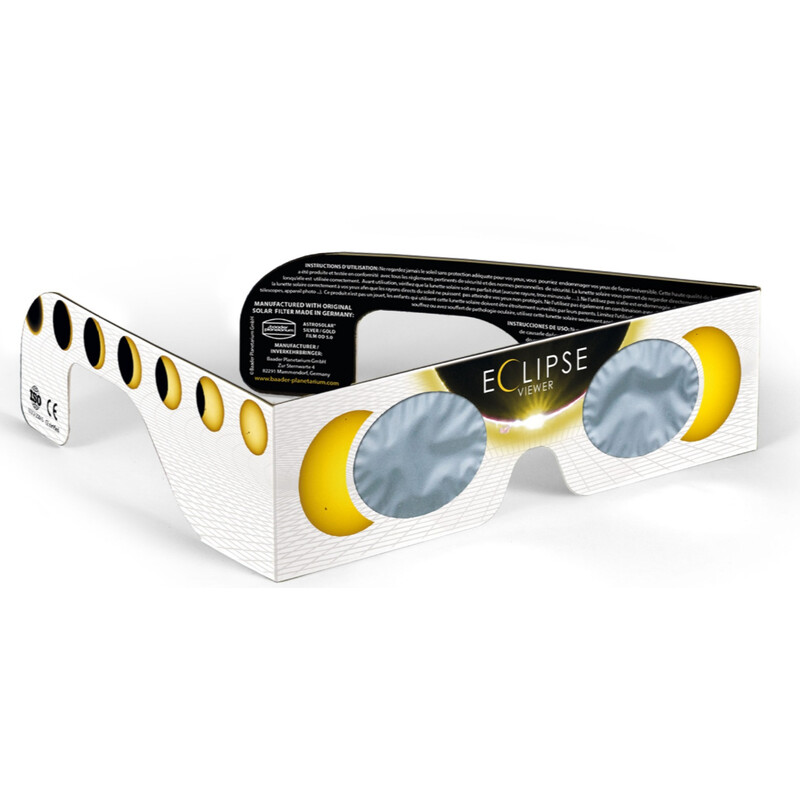 Baader Solar Eclipse Glasses Sofi Solar Viewer AstroSolar® Silver/Gold