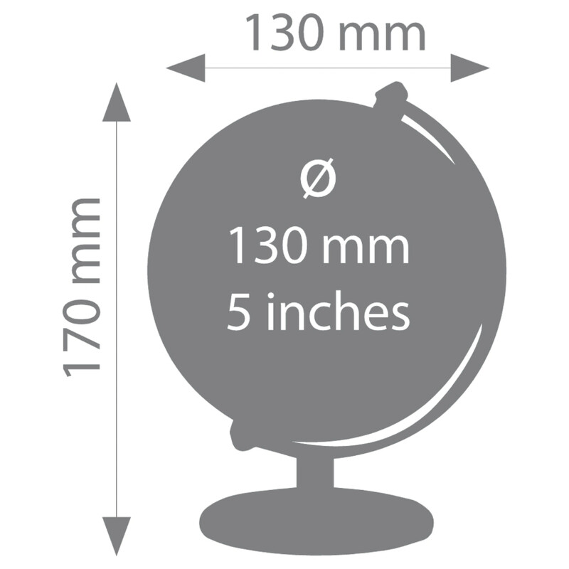 TROIKA Mini globe Gagarin 13cm